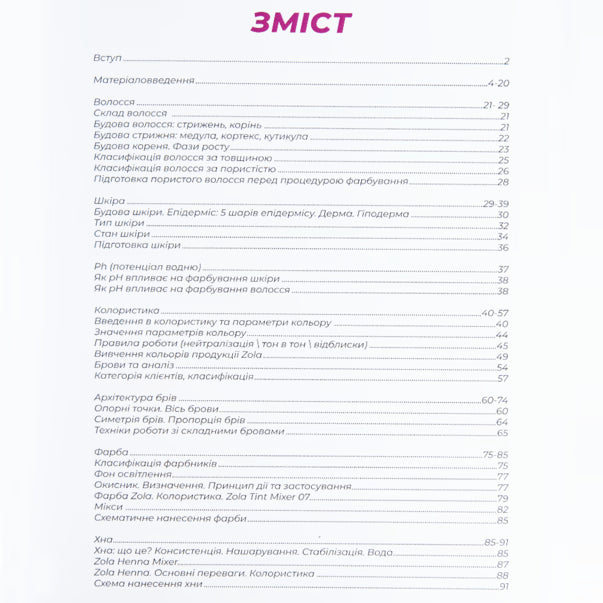 ZOLA Eyebrow Magazine Basic Course in Collaboration with Daryna Maslovskaya