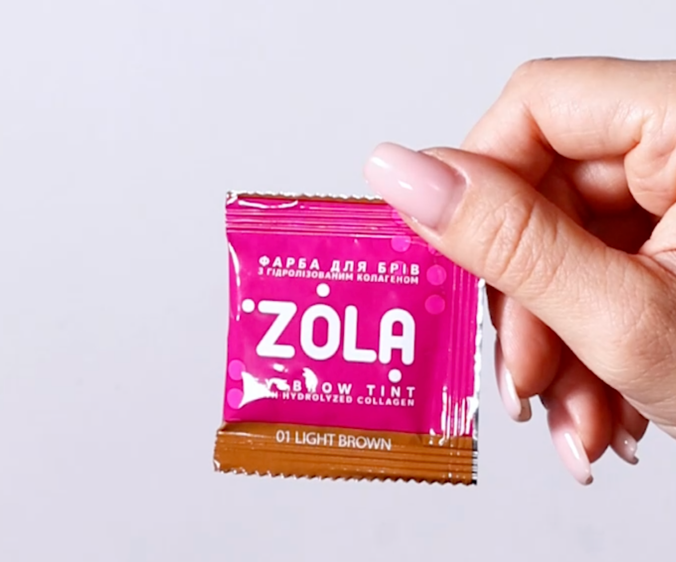 ZOLA Set of Eyebrow Tint With Collagen Sachet 5x5 ml. (5 colors)