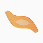 Shaped applicator for eyelash lamination