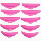 Набор из 5 пар роликов для ламинирования ресниц (S, M, M1, M2, L)