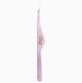 ZOLA Color Series Professional beveled tweezers for eyebrows SILVER
