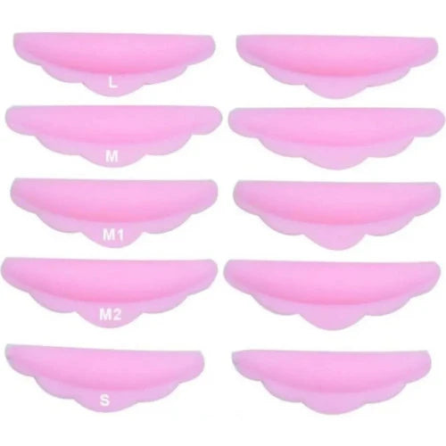 Set of 5 pairs of eyelash lamination rollers (S, M, M1, M2, L)