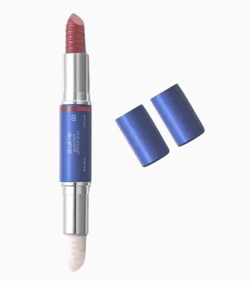 KIKO Milano, Luxurious Blue Me, Lipstick And 3d Effect Lip Base Duo, 2 In 1