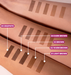 Набор тинтов для бровей ZOLA с коллагеном, 5 x 15 мл (5 цветов и оксидант)