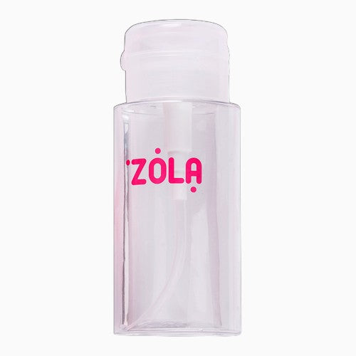 ZOLA Plastic liquid container with pump dispenser (Transparent)