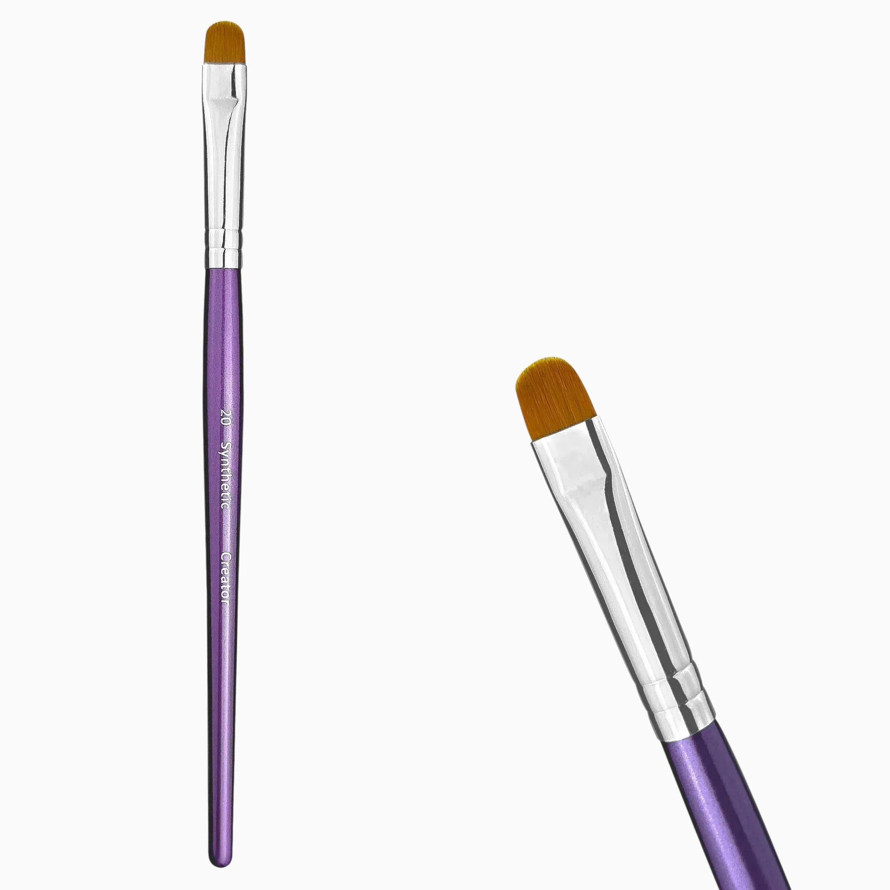 Creator Brush #20 Synthetic Flat Round